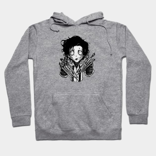 Edward Scissorhands Hoodie by Panxia